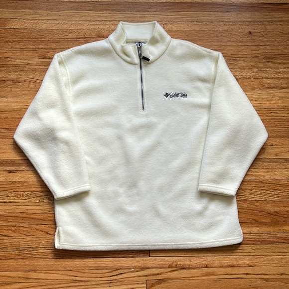 Vintage Columbia Sportswear Company Fleece / XL / White / 90s - Picture 2 of 8